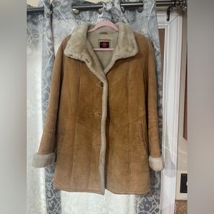 Vintage Authentic Leather Winter Coat